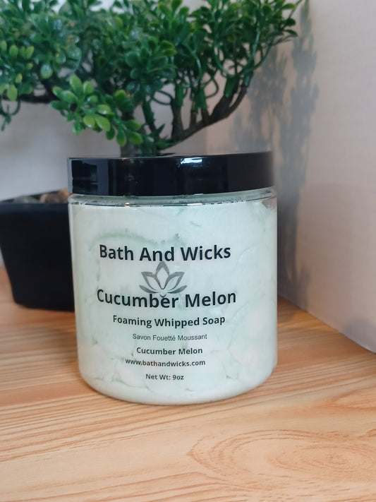 Cucumber Melon Foaming Whipped Soap