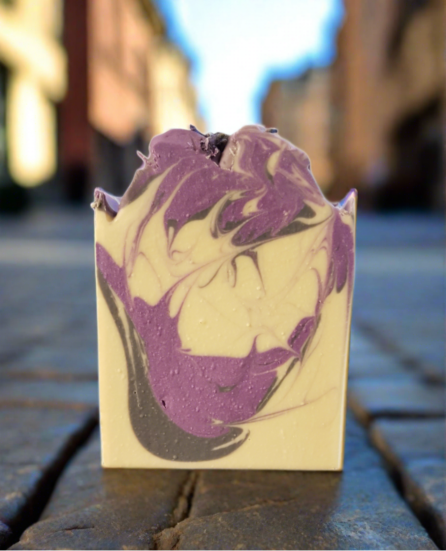 Lavender Swirl Soap