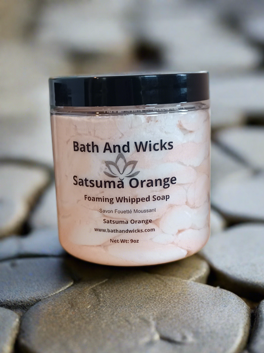 Satsuma Orange Foam Whipped Soap